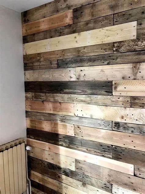 DIY Pallet Wall Paneling / Wall cladding - Pallets Pro | Diseño de ...