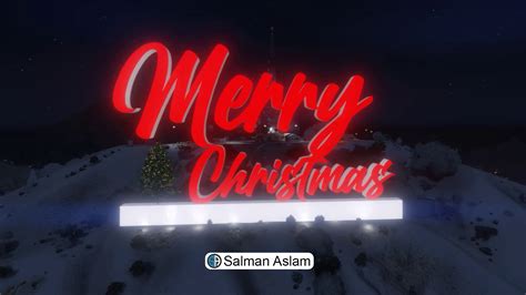 Christmas Sign to Replace Vinewood [Add-On SP / FiveM] - GTA5-Mods.com