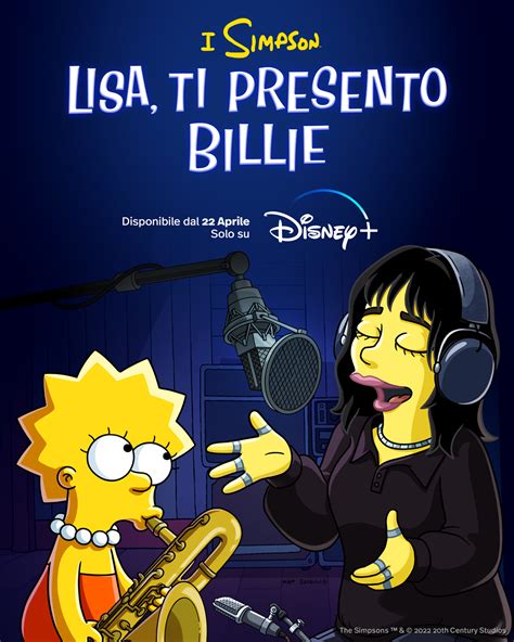Billie Eilish protagonista de "I Simpson" nel corto “Lisa, ti presento Billie”
