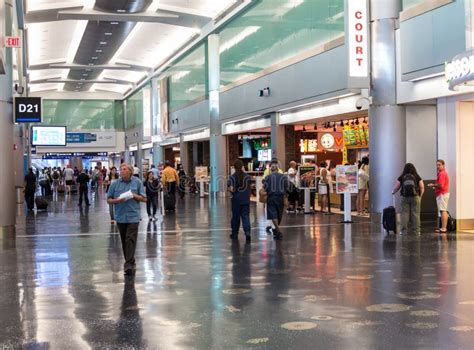 Terminal D at Miami International Airport Editorial Stock Photo - Image of terminal, tourism ...