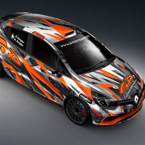 Deco rallye Renault Clio R3T | Racing car design, Car wrap design, Car design