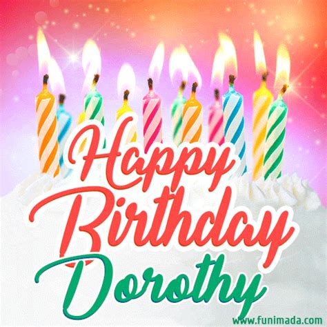 Happy Birthday Dorothy GIFs - Download on Funimada.com