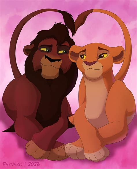 Kovu and Kiara by FeyNeko on DeviantArt