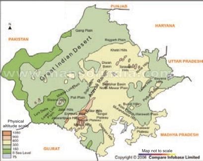 Physical map of Rajasthan | Open-i