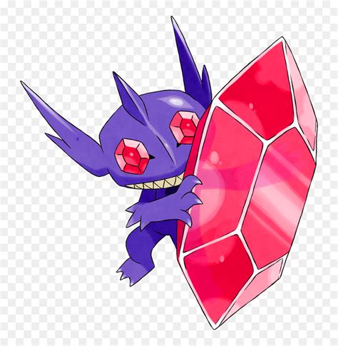 Shiny Mega Sableye Pokédex , Png Download - Mega Sableye Png ...