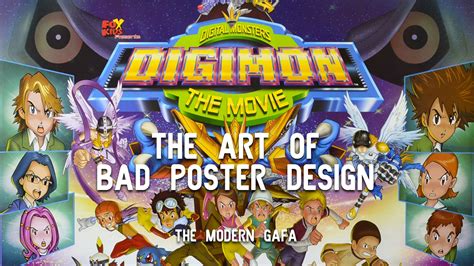 The Modern Gafa : Digimon: The Movie & the Art of Bad Poster Design