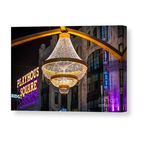 Cleveland Playhouse Square Chandelier Canvas Print Playhouse Square ...