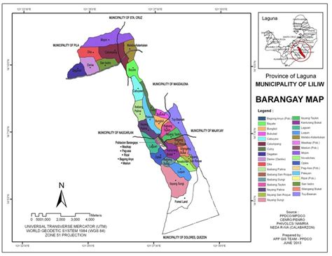 Barangay map of Liliw, Laguna Philippines (Source: PENRO-Laguna). | Download Scientific Diagram