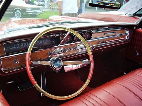 1965 Pontiac Bonneville Red Leather Interior