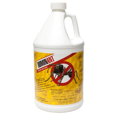 Ant Bait 1 GL Liquid Ant Killer Bait Sweet Black Ant Killer Nisus DominAnt 5.4% - Insect Traps ...