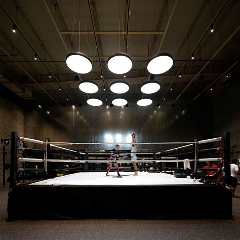 Materials used throughout The Burrow boxing club in Kuwait were ...