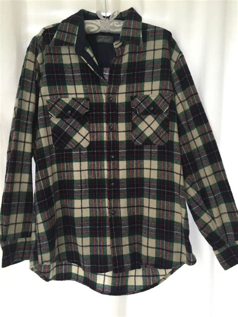 Vintage Wool Flannel Shirt XL