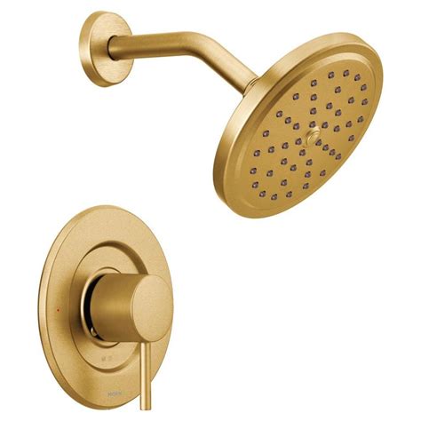 Moen Align Brushed Gold 1-handle Shower Faucet at Lowes.com