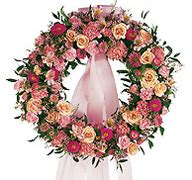 Funeral flowers Miami funeral baskets funeral roses standing spray ...