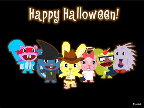 Happy Halloween! by schoman3 on DeviantArt in 2020 | Happy halloween, Happy tree friends, Halloween