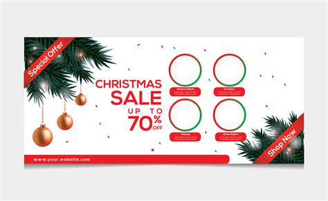 Christmas Sale Banner Promotion. Graphic by ngabeivector · Creative Fabrica