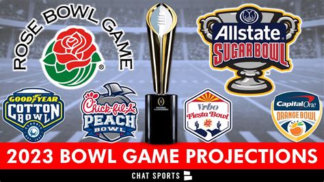 College Football Bowl Projections: 2023 CFP Semifinals, New Year’s Six ...