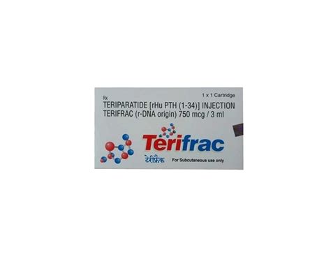 Terifrac 750mcg Teriparatide Injection – Omkar Pharma