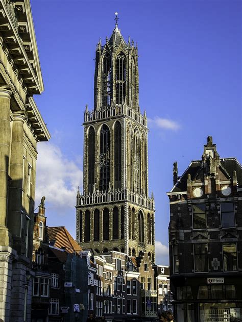 HD wallpaper: Utrecht Cathedral before the collapse of the nave, Netherlands | Wallpaper Flare