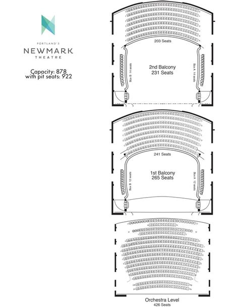 Newmark Theatre Seating Chart | amulette