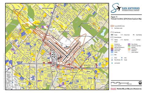 Noise Exposure Map (Part 150) Update, San Antonio International Airport ...