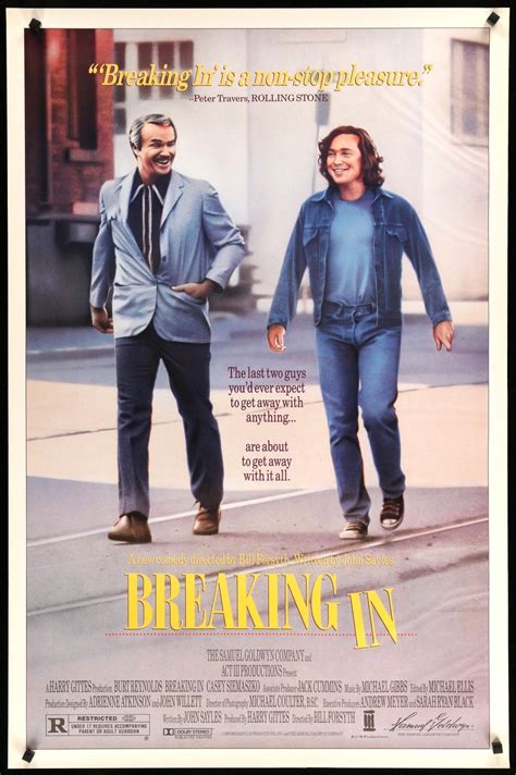 Breaking In (1989) Original One-Sheet Movie Poster - Original Film Art ...