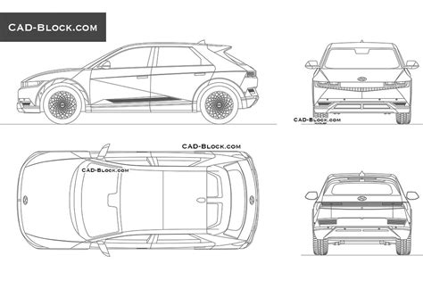 Hyundai Ioniq CAD Block | lupon.gov.ph