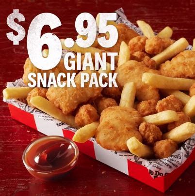 DEAL: KFC - $6.95 Giant Snack Pack (Selected Stores) | frugal feeds