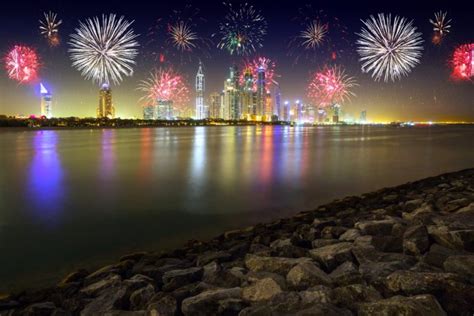 emirates, Uae, Dubai, Skyscrapers, Holidays, Fireworks, Stones, Night, Cities Wallpapers HD ...