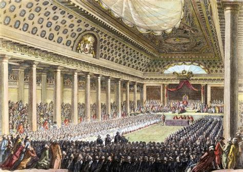 French Revolution 1789 Nking Louis Xvi Presiding At The Opening Of The Estates-General In ...