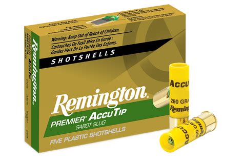 Remington 20 GA ACCUTIP 3 IN. BONDED SABOT SLUGS 5/BOX | Sportsman's Outdoor Superstore