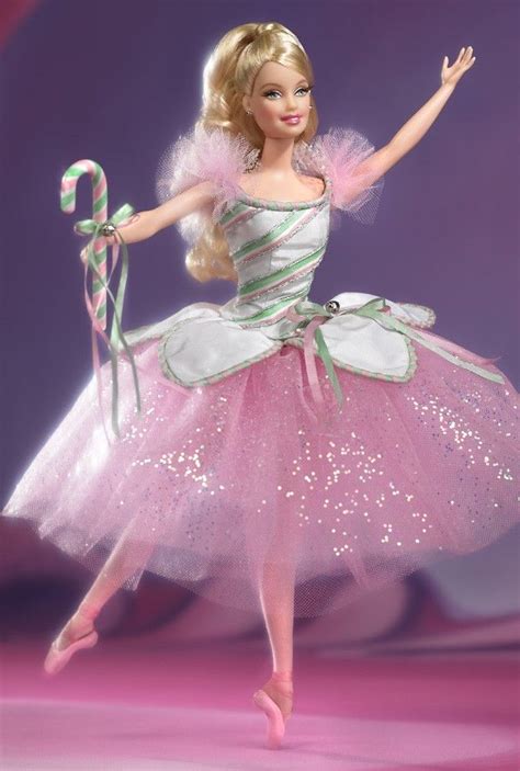 Peppermint Candy Cane Barbie® Doll | Barbie Collector | Ballerina barbie, Barbie dress, Barbie ...