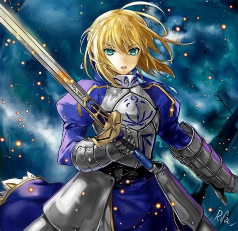 Saber From Fate/Stay Night by rifauzumakii on DeviantArt