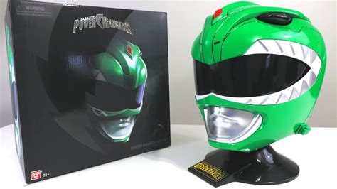 UNBOXING & REVIEW - The Legacy Green Ranger Helmet - 1:1 Helmet 2018! - YouTube