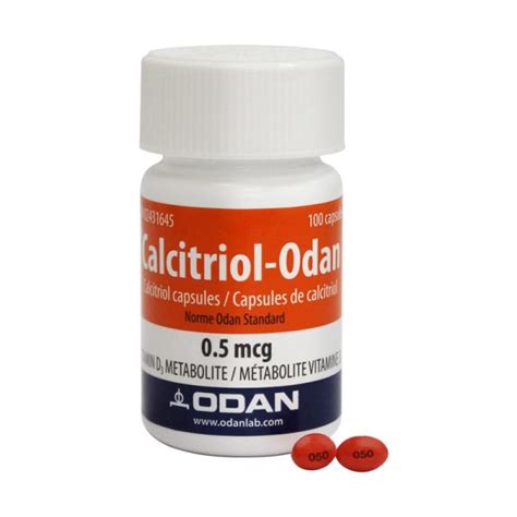 NEW PRODUCT : Calcitriol 0.5 mg - Odan Laboratories Ltd.