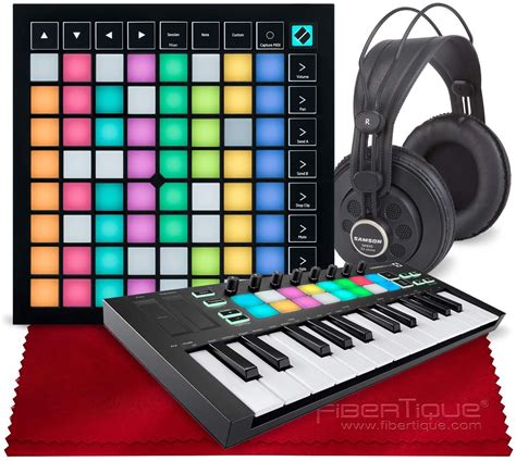 Novation Launchpad Mini MK3 Ableton Live 64 RGB Pads 8x8 Grid Controller + Novation Launchkey ...