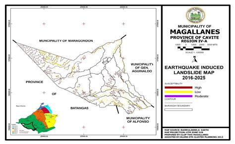 Earthquake Hazard Map Of Cavite