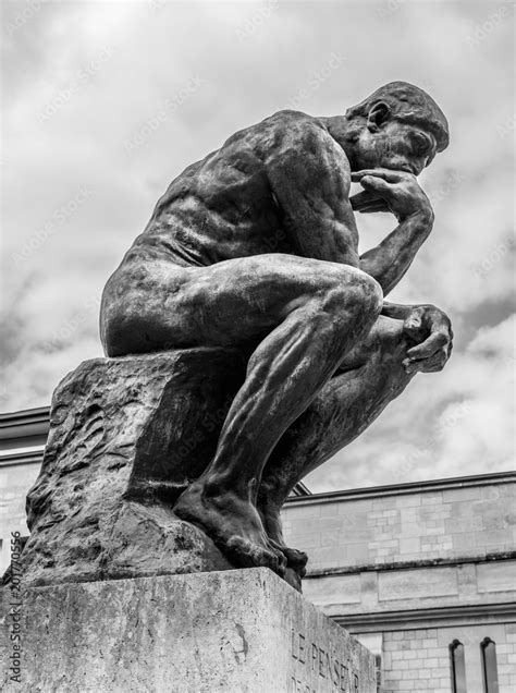The Thinker (Le Penseur) - bronze sculpture by Auguste Rodin, Paris ...