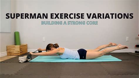 Superman Exercise Variations| Superman Rows for a Strong Core - YouTube