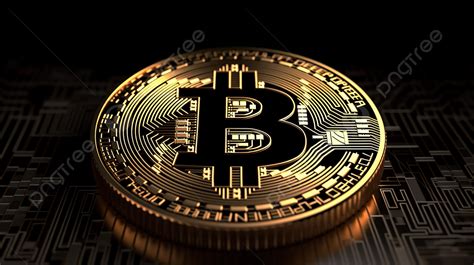 Bitcoin Cryptocurrency 3d Image Background, 3d Illustration Of ...