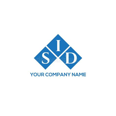 SID Letter Logo Design on WHITE Background. SID Creative Initials Letter Logo Stock Vector ...