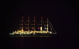 Cruise ship "Club Med 2" at night | Sailing cruise ship "Clu… | Flickr