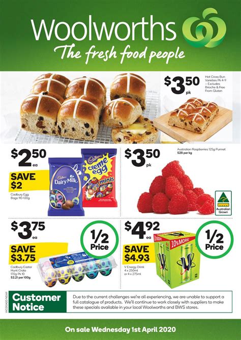 Woolworths Catalogue 1 - 7 Apr 2020 - Catalogue AU