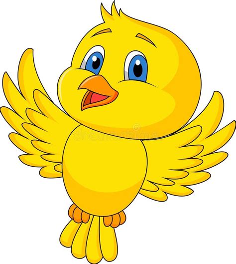 Cute bird cartoon flying stock vector. Image of icon - 30568005