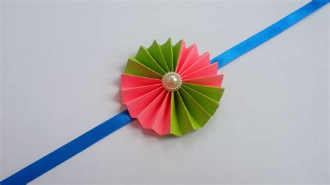 DIY: Easy Rakhi Designs!!! How to Make Easy Paper Rakhi at Home/Handmade Rakhi!!! - YouTube