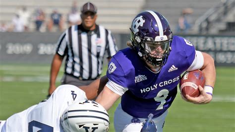 Holy Cross football keeps rolling with offense in rout of Yale