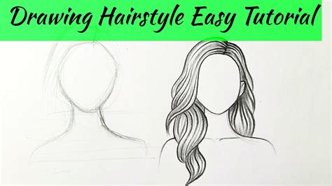 How To Draw Female Hair Step By Step