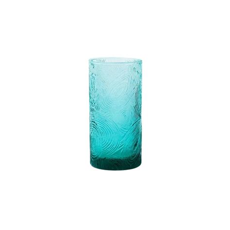 Textured Hand Blown Highball Glasses in Aqua – The Well Appointed House