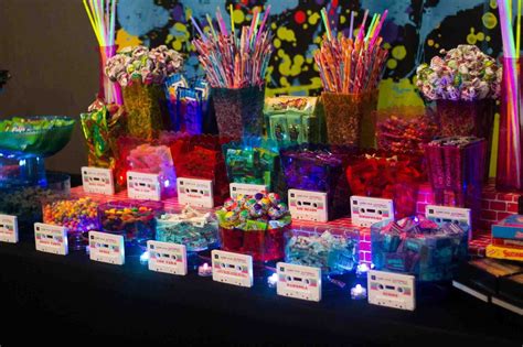 Image result for 90s party table decoration | 80s party decorations, 80s theme party, 80s ...