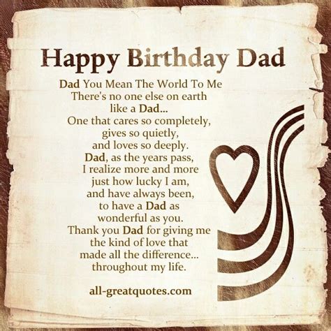 Happy Birthday Dad From Daughter Short Quotes - ShortQuotes.cc